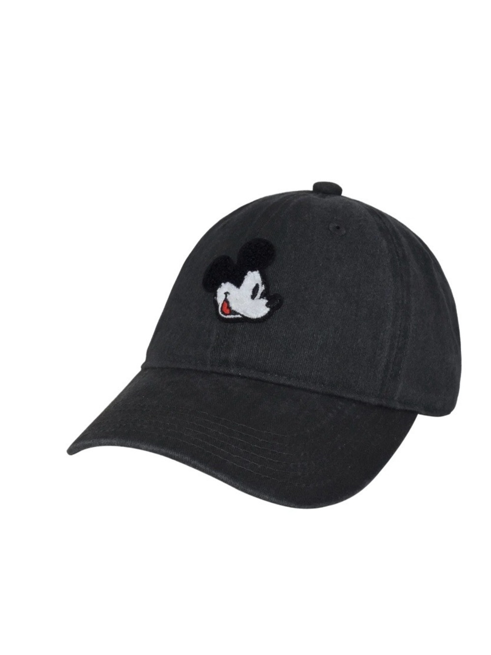Disney Black Mickey Mouse Embroidered Baseball Cap